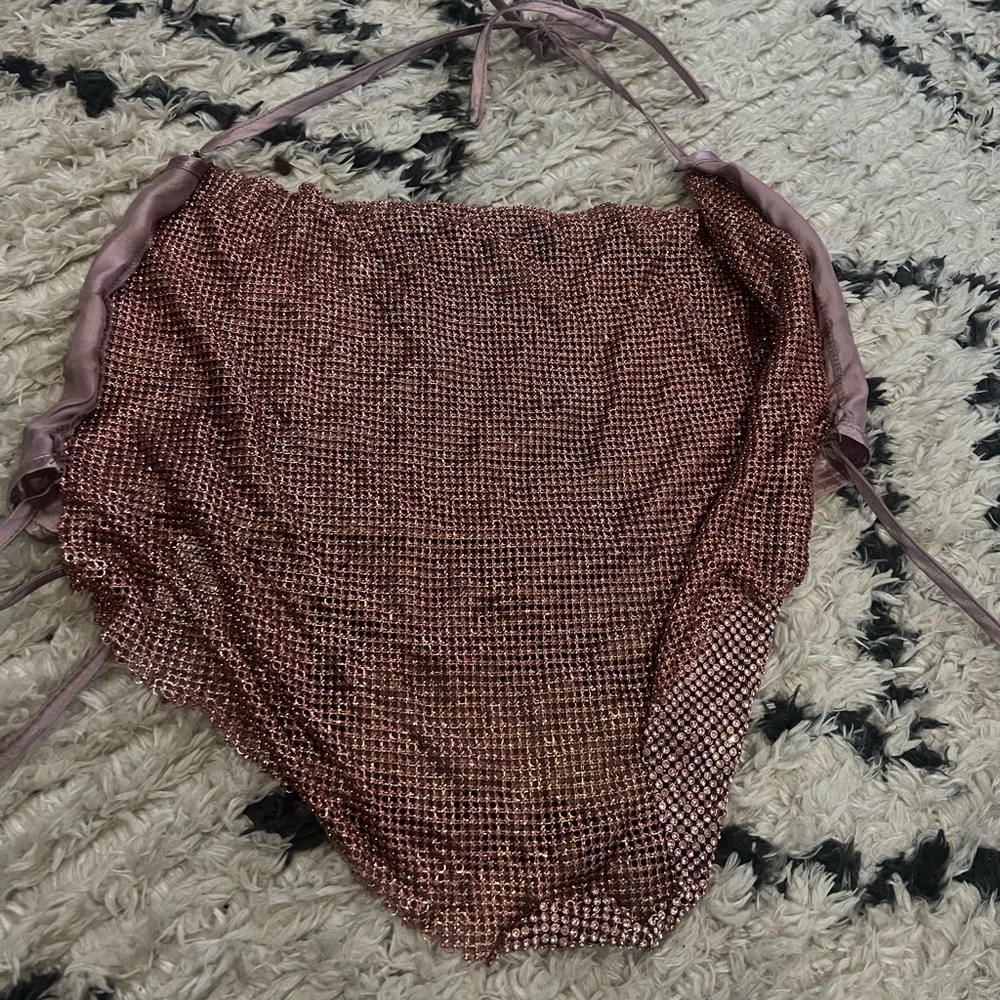Sparkly tube top